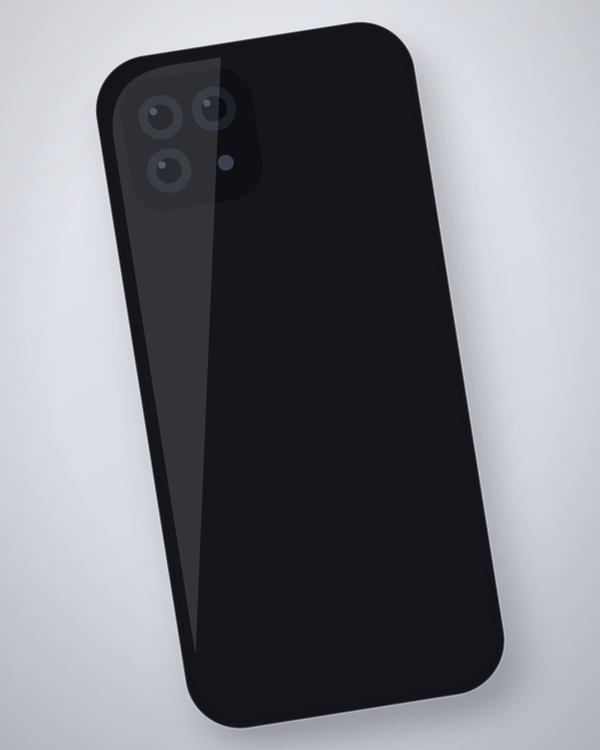 Sada Matte Slim in Ink for iPhone 15 Pro Max — side profile