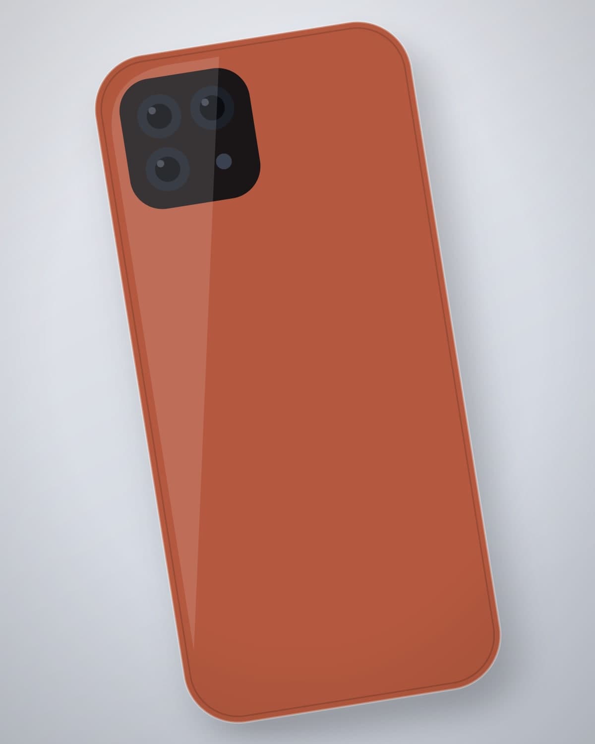 Naram Liquid Silicone Case in Clay for iPhone 18 Pro Max — side profile