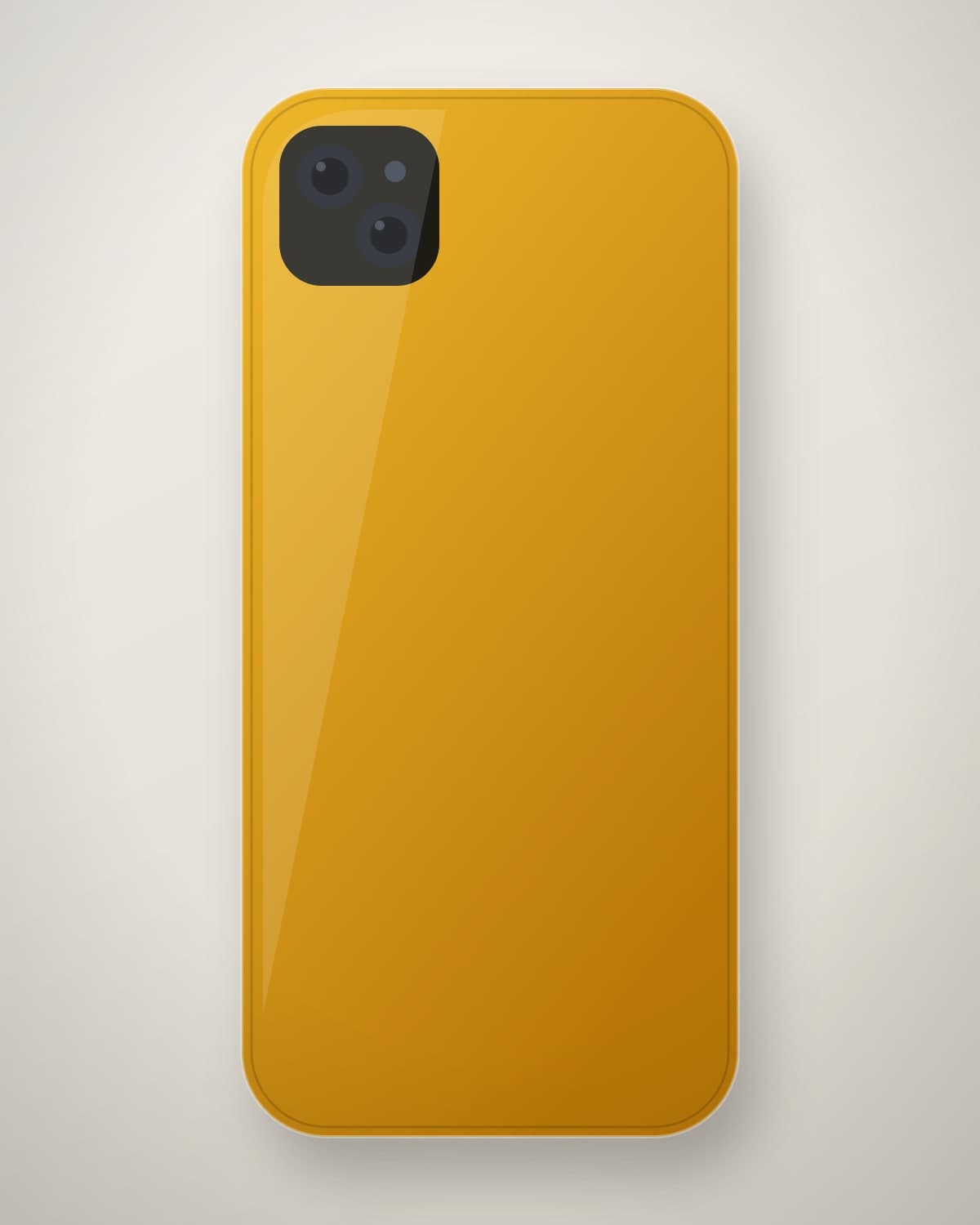 Aabgeena Tinted Case in Saffron for iPhone 17