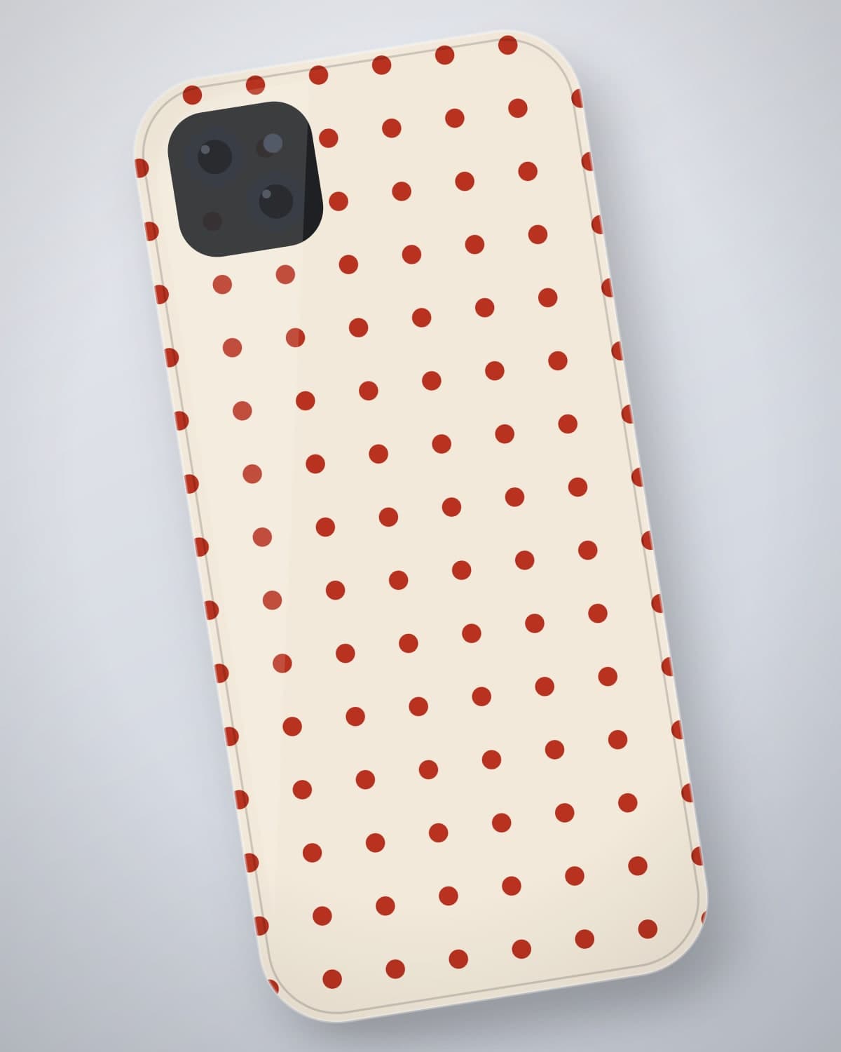 Truck Art Case in Ivory for iPhone 17 — side profile