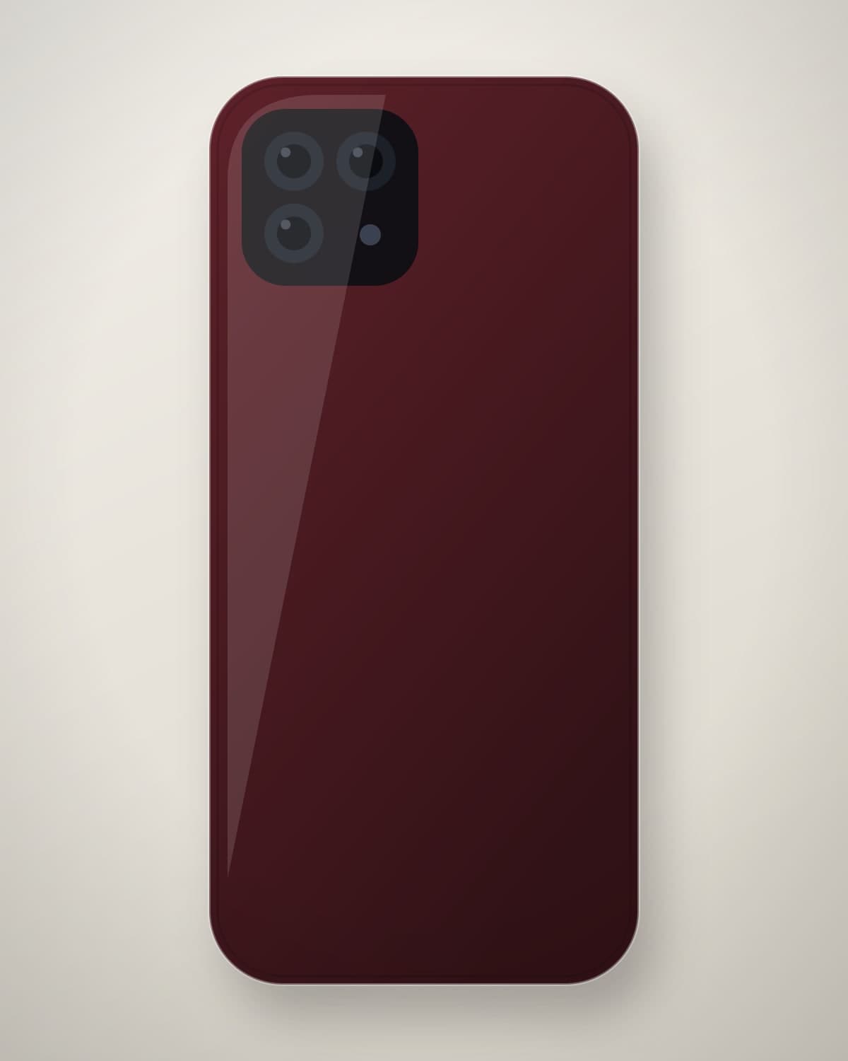 Khatt Calligraphy Case in Oxblood & Gold for iPhone 16 Pro