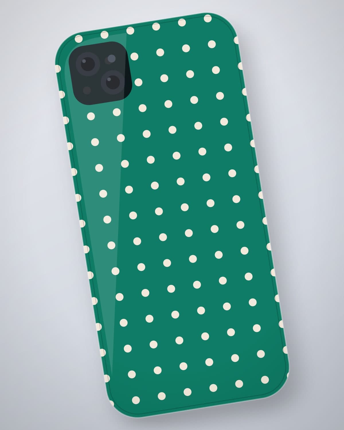 Truck Art Case in Jade for iPhone 14 — side profile