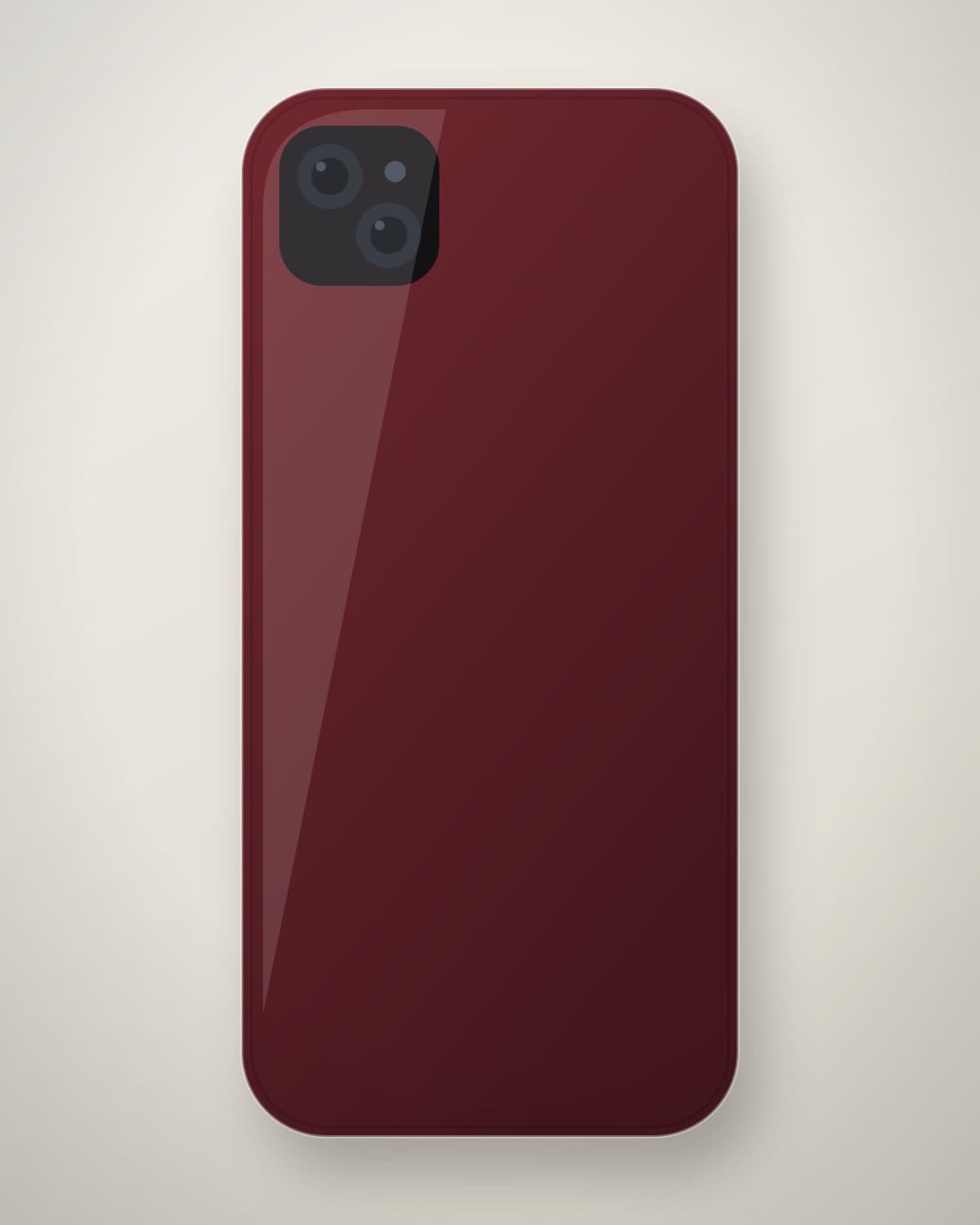 Charmeen Full-Grain Leather in Oxblood for iPhone 17