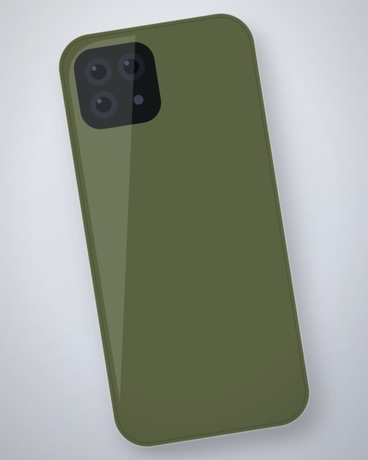 Fauladi Armour Case in Olive for iPhone 17 Pro Max — side profile