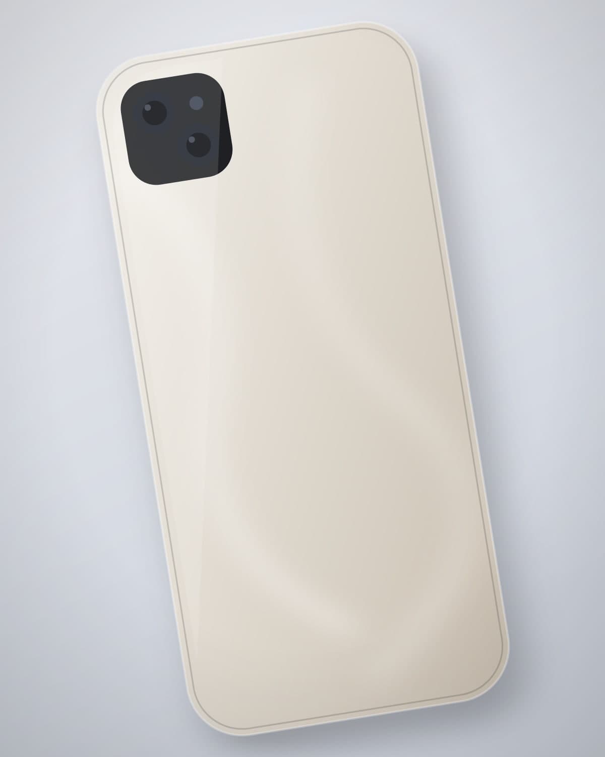 Sang-e-Marmar Case in White Marble for iPhone 13 — side profile