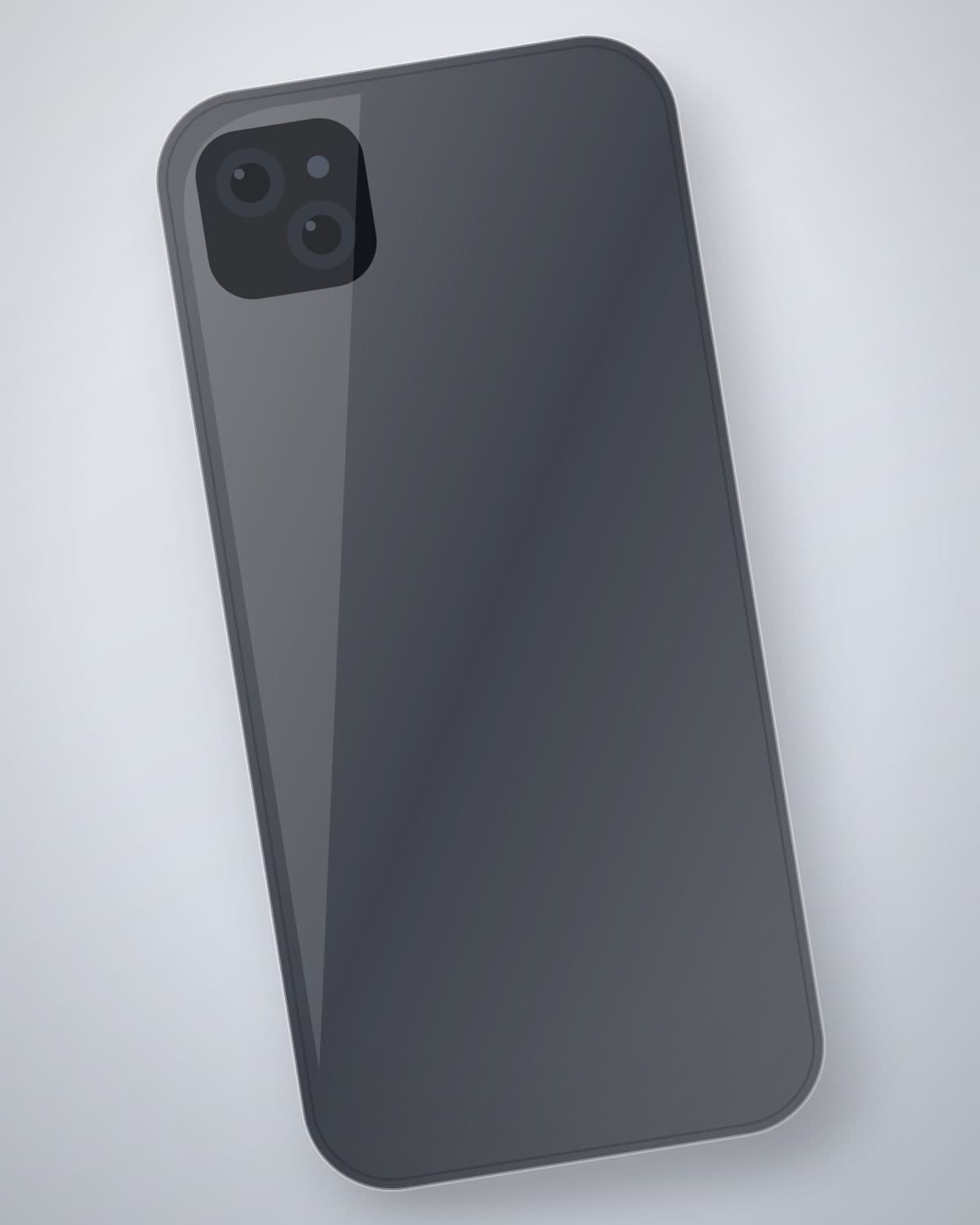 Shafaf Clear Case in Crystal for iPhone 14 — side profile