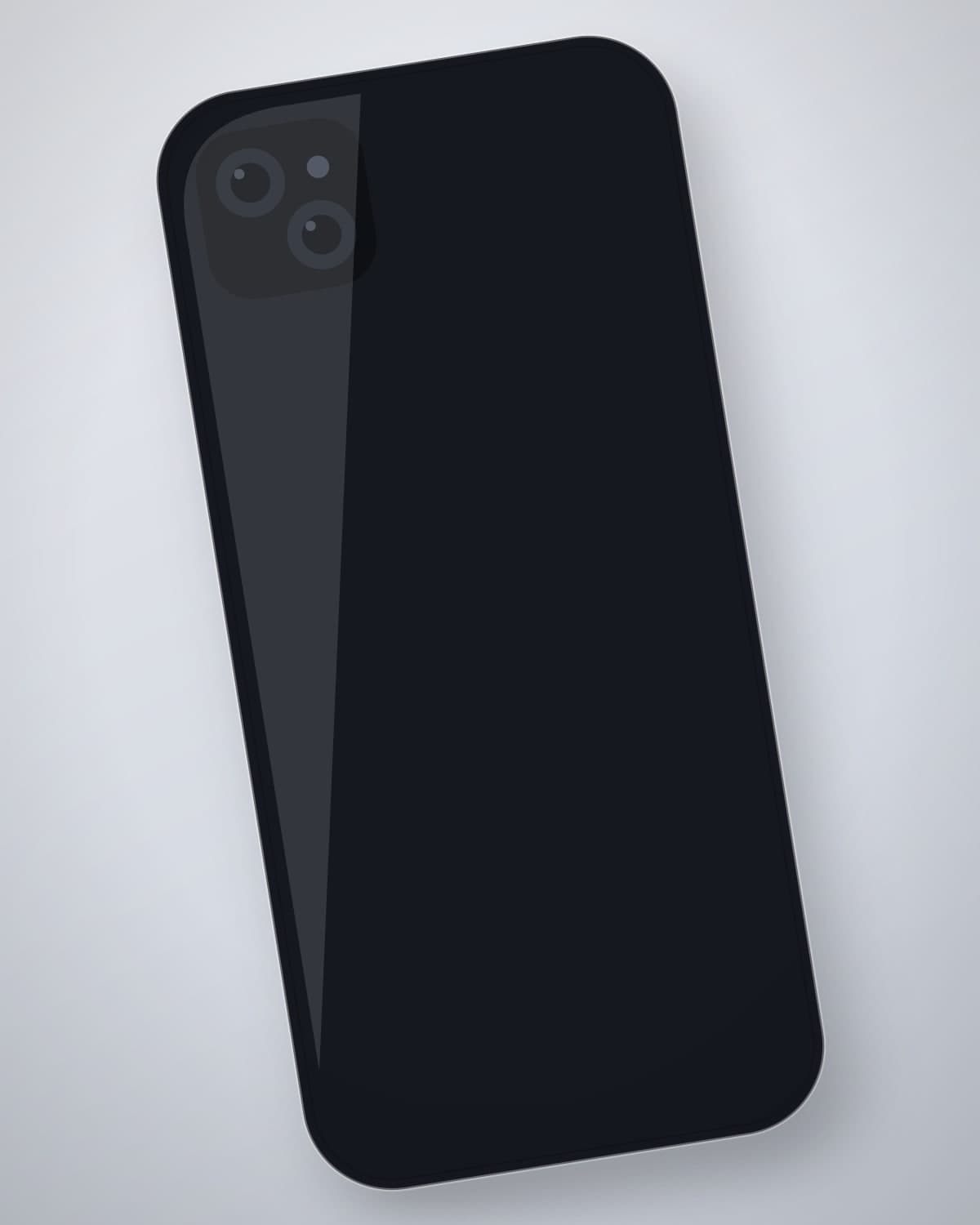 Barsat Sealed Case in Ink for iPhone 13 — side profile